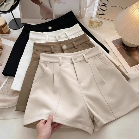 High-Waist A-Line Shorts