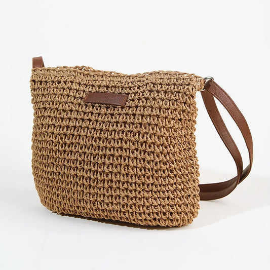 Straw Beach Crossbody Bag