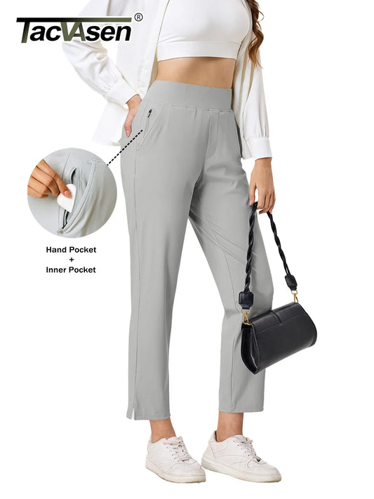 High-Waist Stretch Work Pants